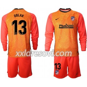 Atlético Madrid Jan Oblak 13 Golmanski Dječji Komplet dresovi za nogomet 2020-2021 M003  Kratak Rukavima (+ kratke hlače)